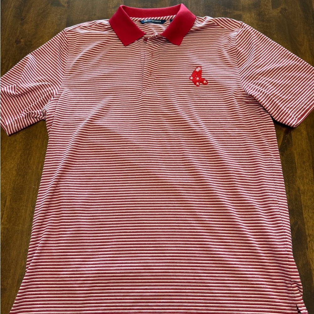 Men’s Cutter & Buck Boston Red Sox Baseball Polo Golf Small